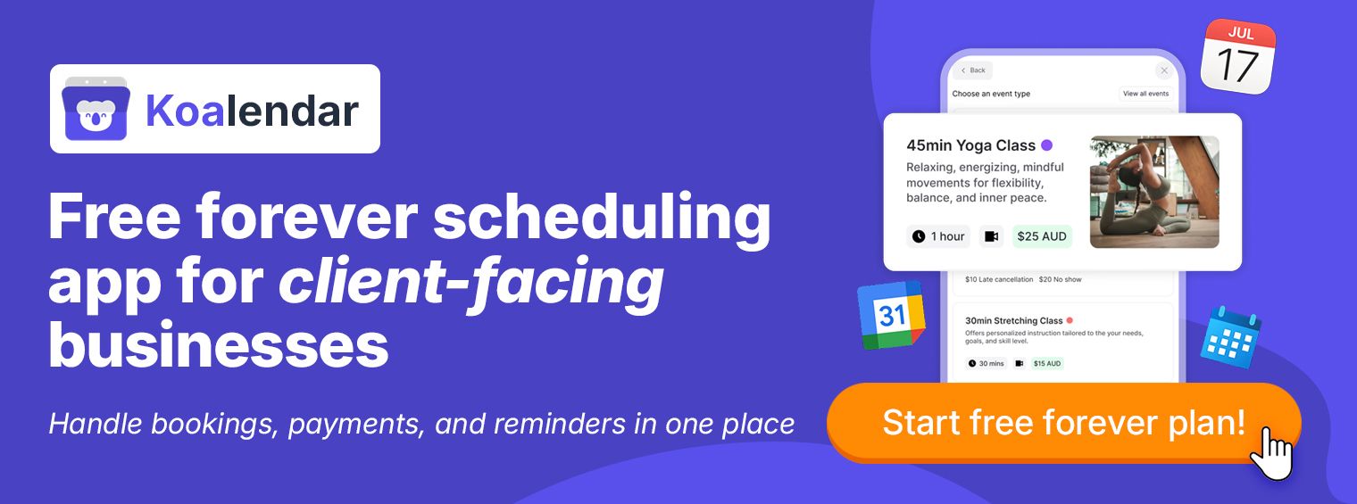 Koalendar is free forever