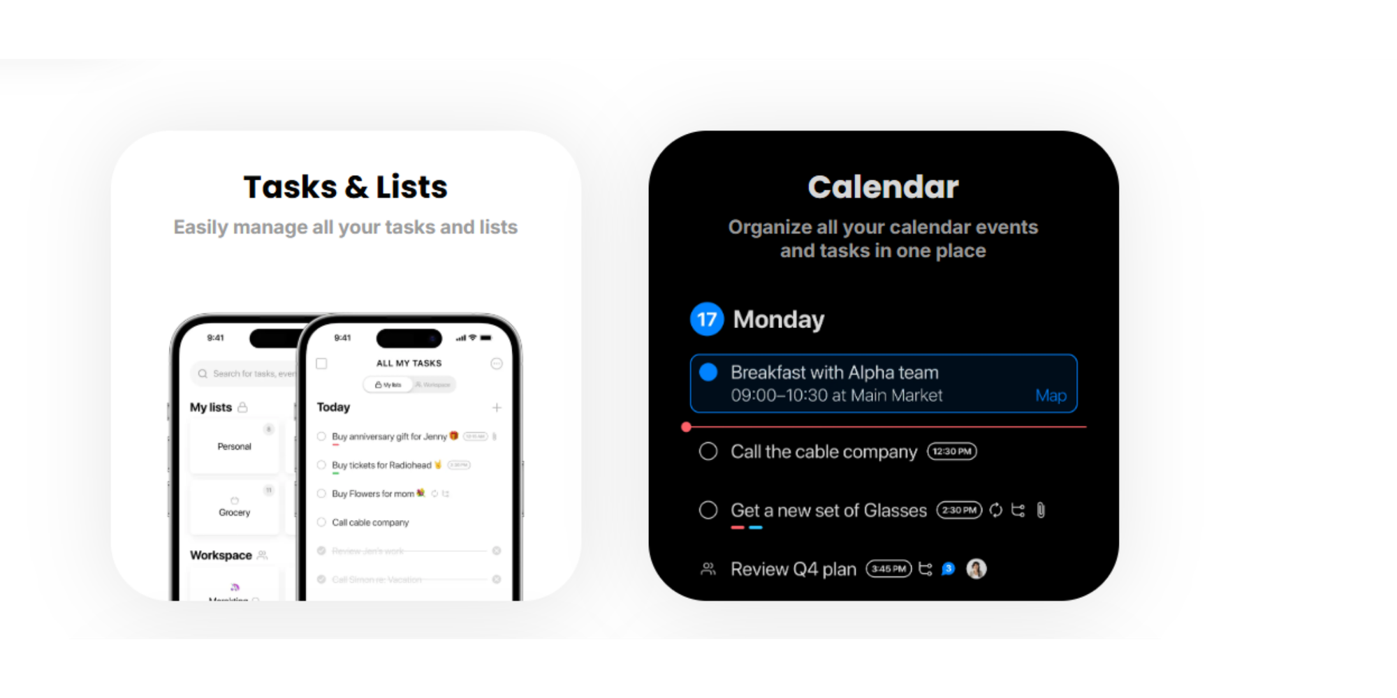 any.do Google Calendar alternative for teams