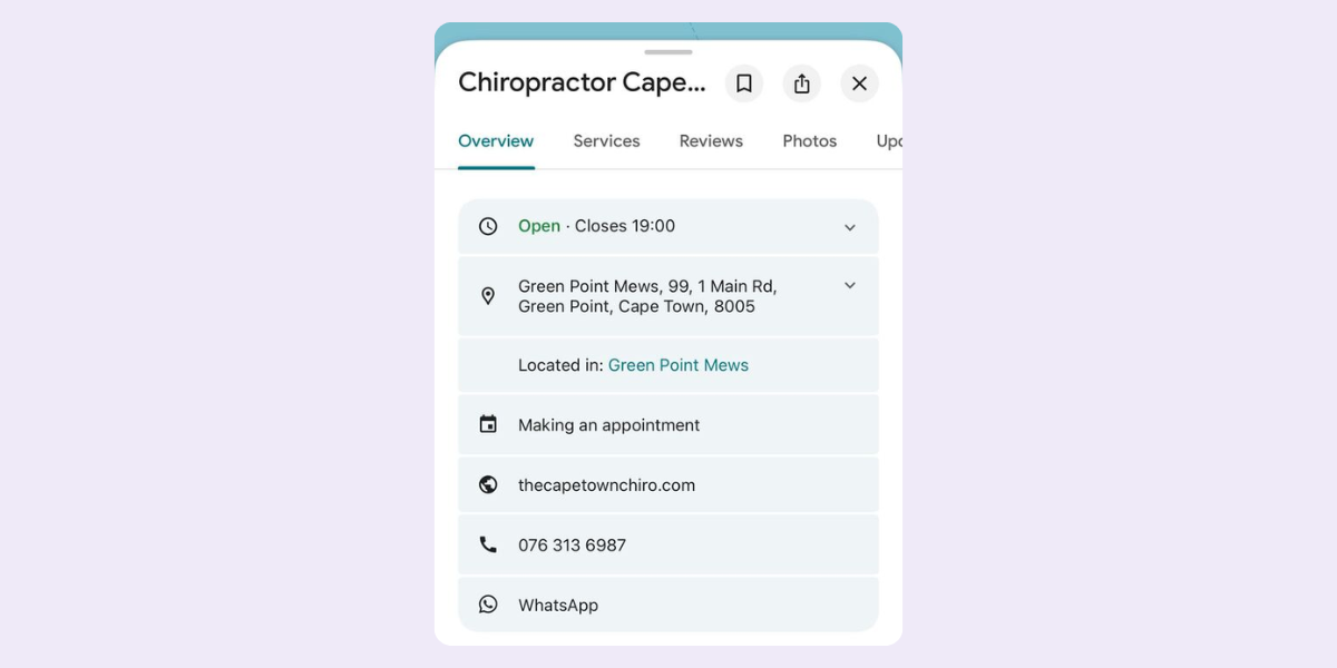 how to add book now button on Google My Business