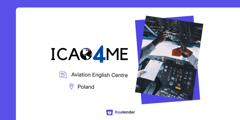 Koalendar for smooth training scheduling for pilots