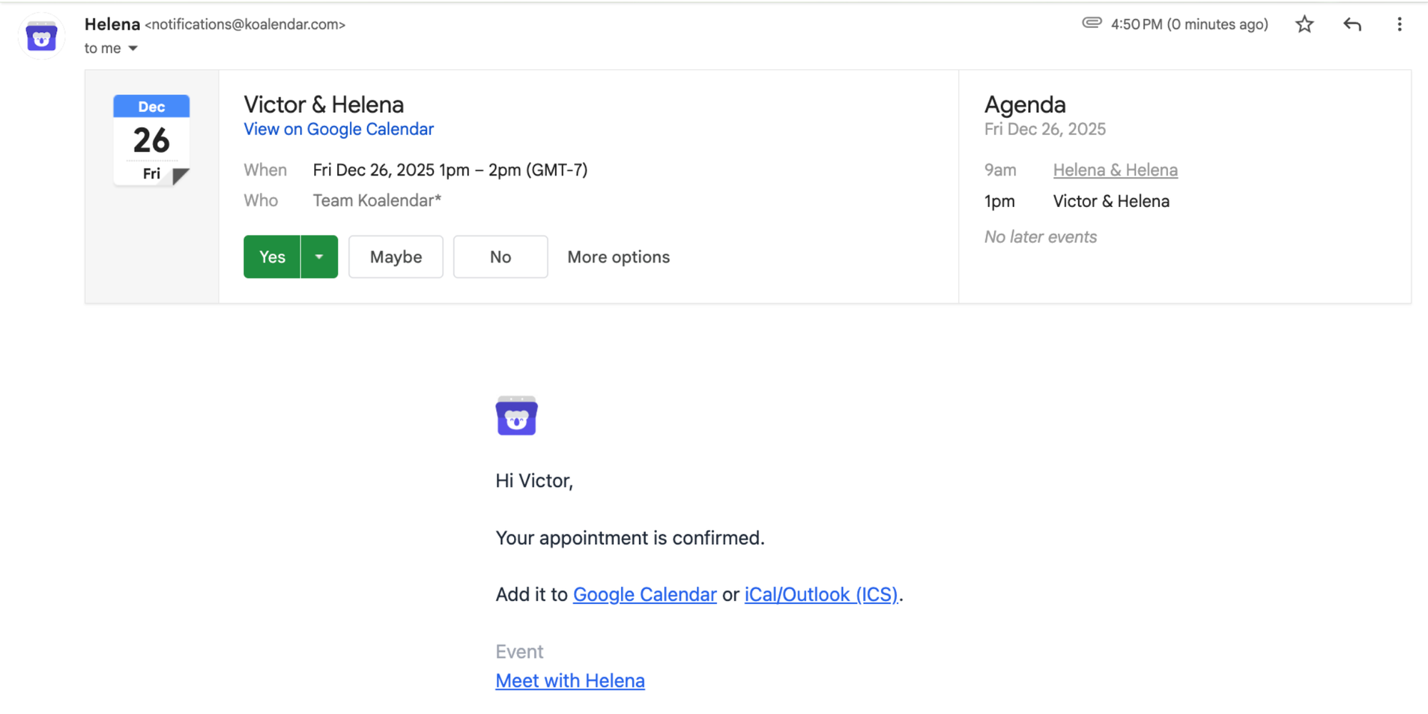 interview email confirmation