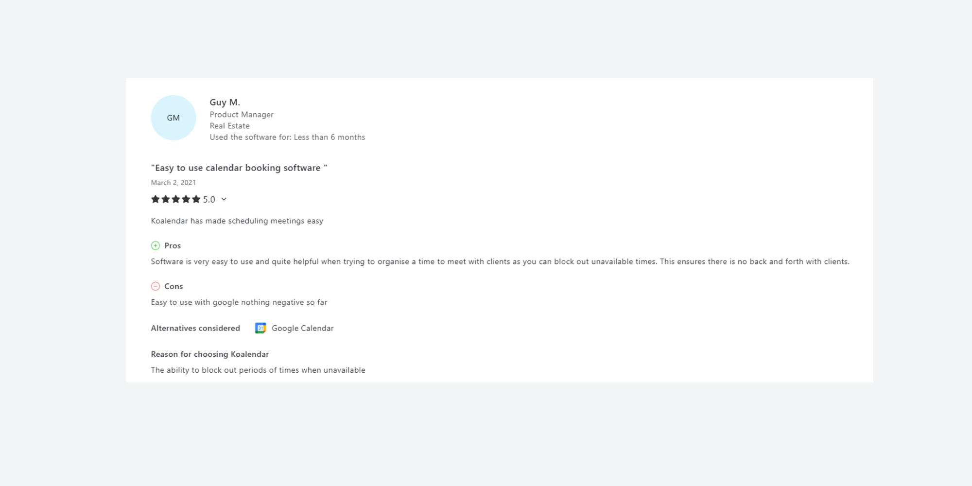 La mejor alternativa a Google Calendar Koalendar