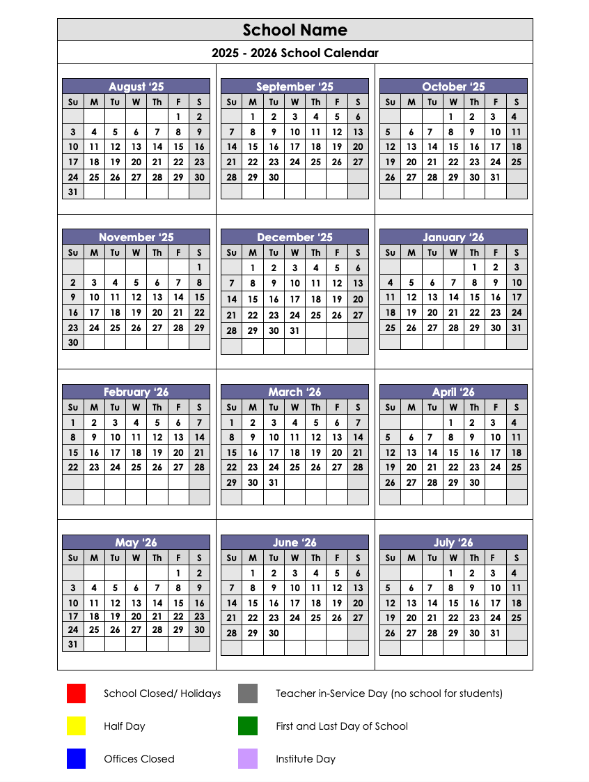 google docs se utilizó como creador de horarios escolares