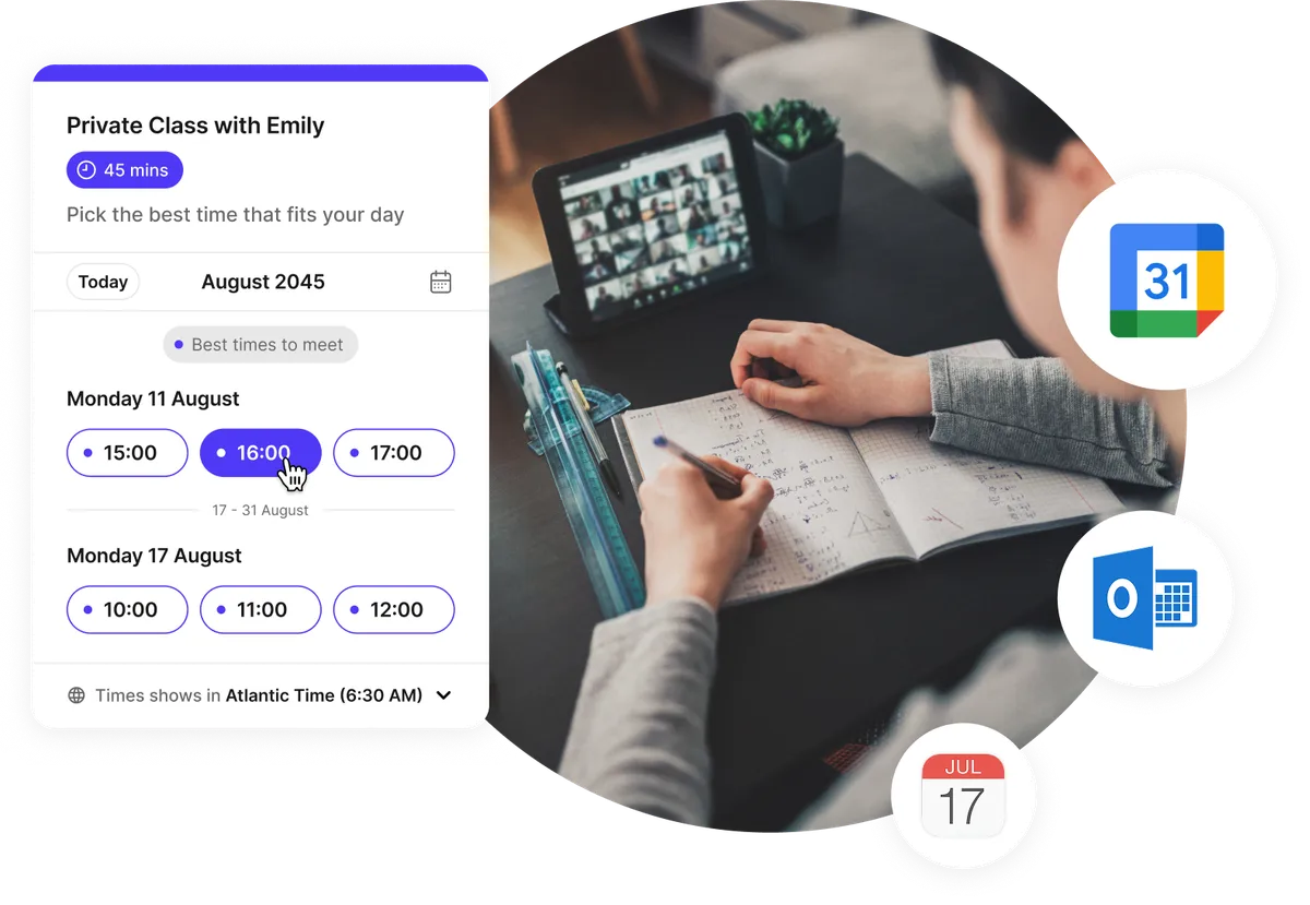 online class scheduling system