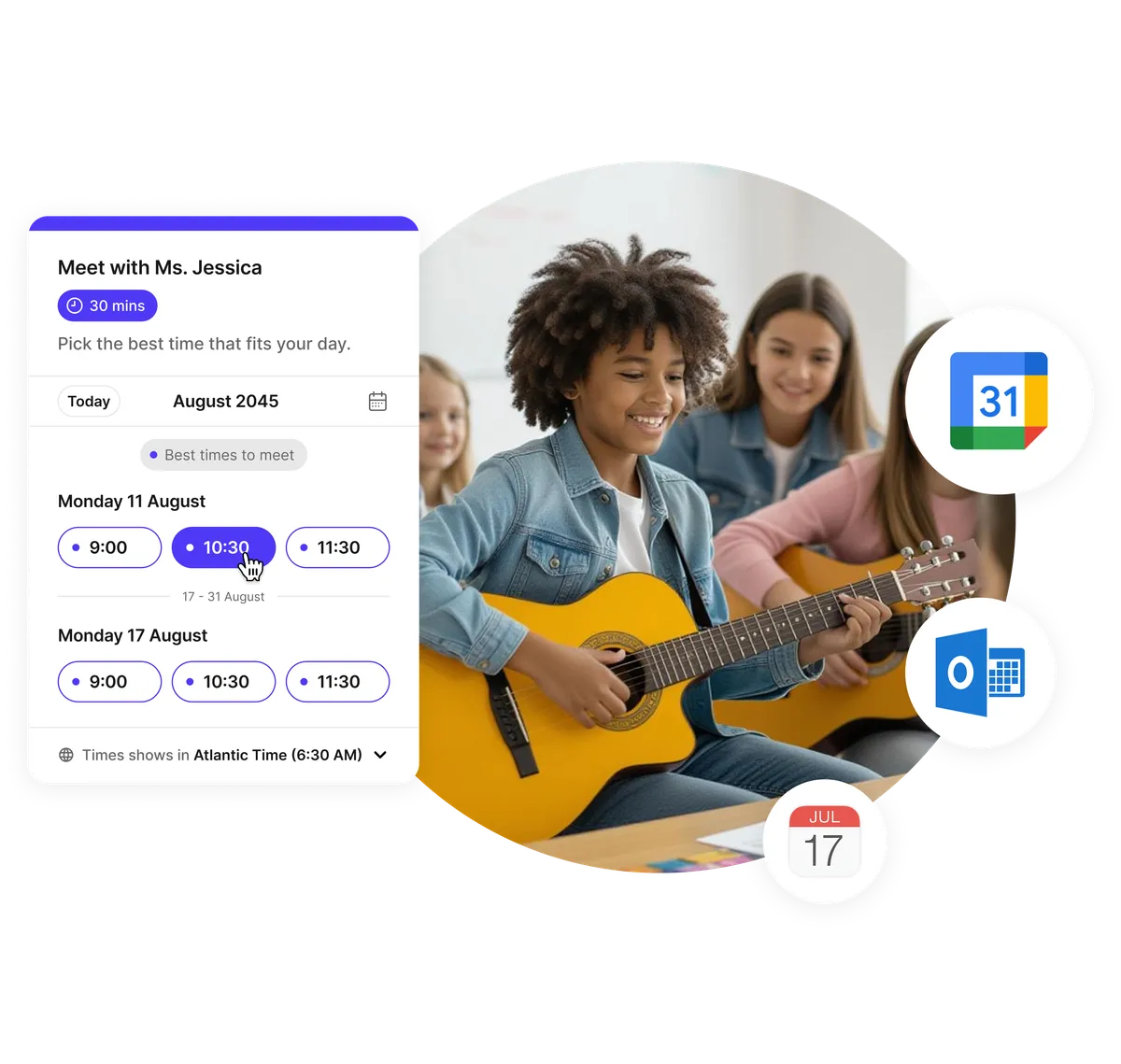 music lesson booking platform