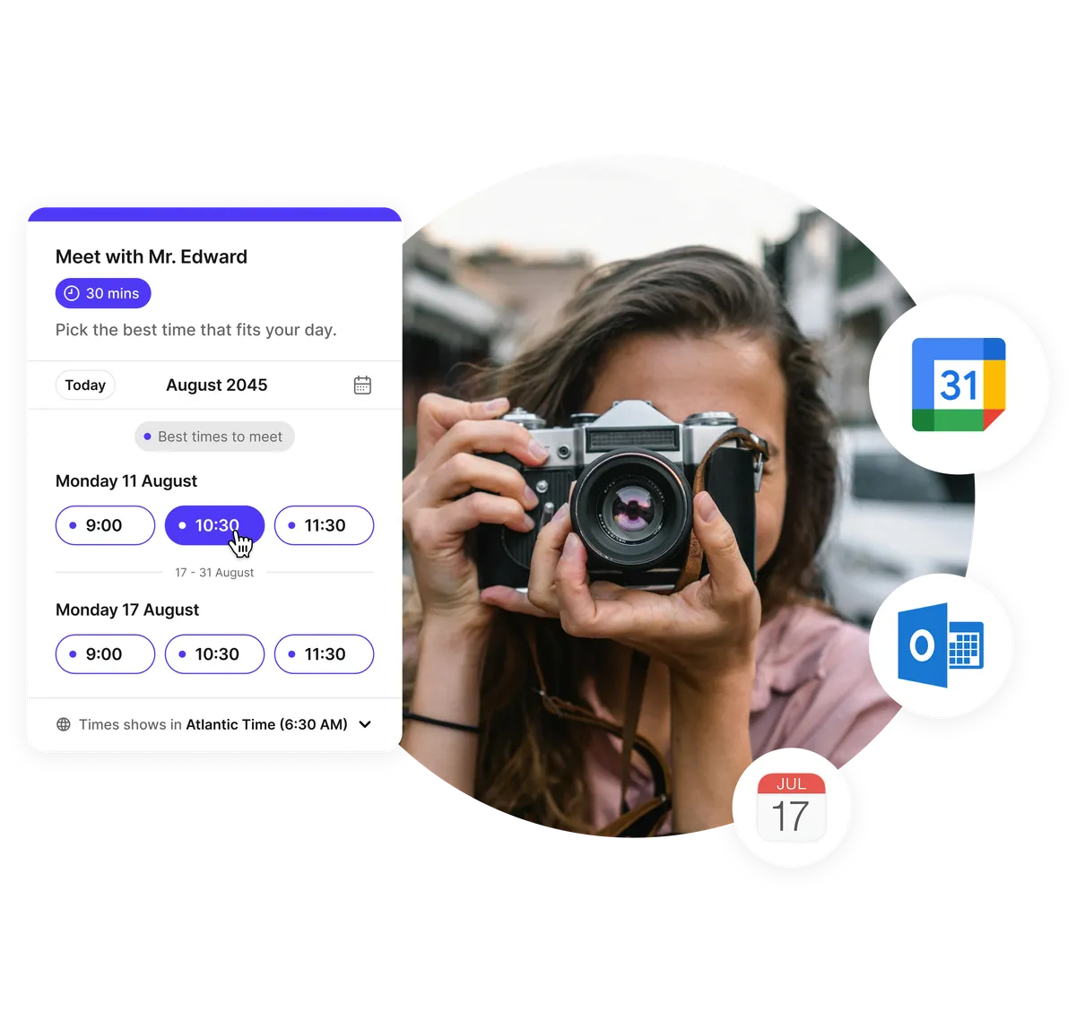 online booking app for photography