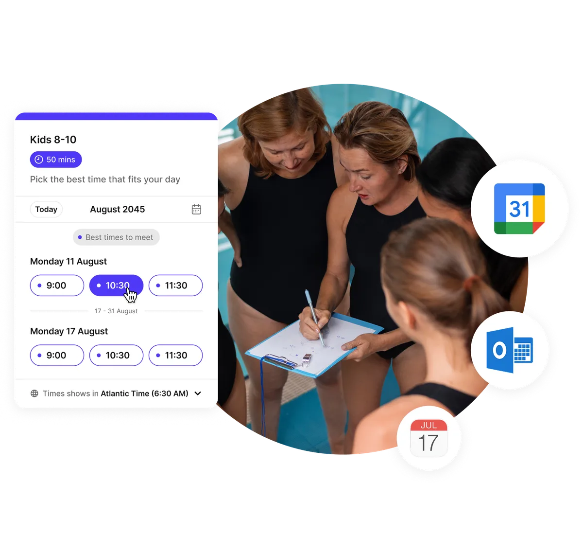 swim class scheduling software