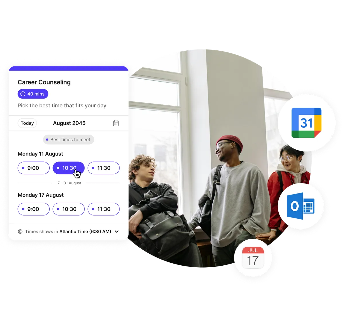 Student self-scheduling