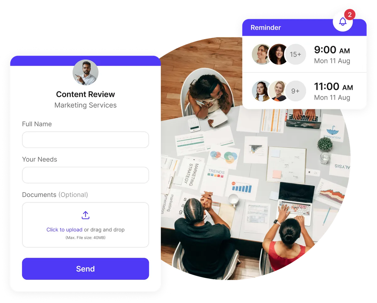 marketing intake form