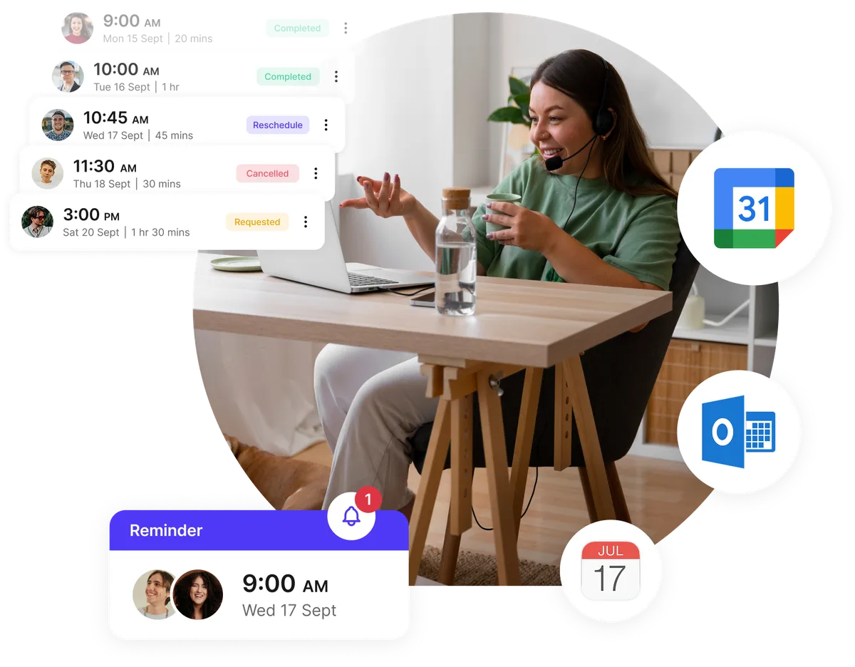 service team calendar scheduling