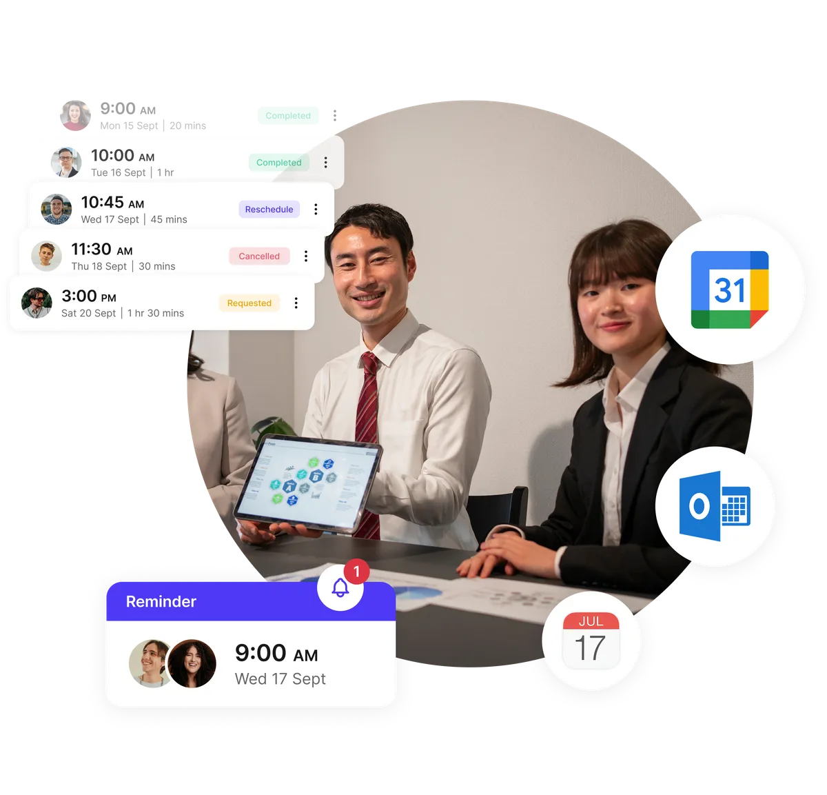 Team scheduling and coordination software
