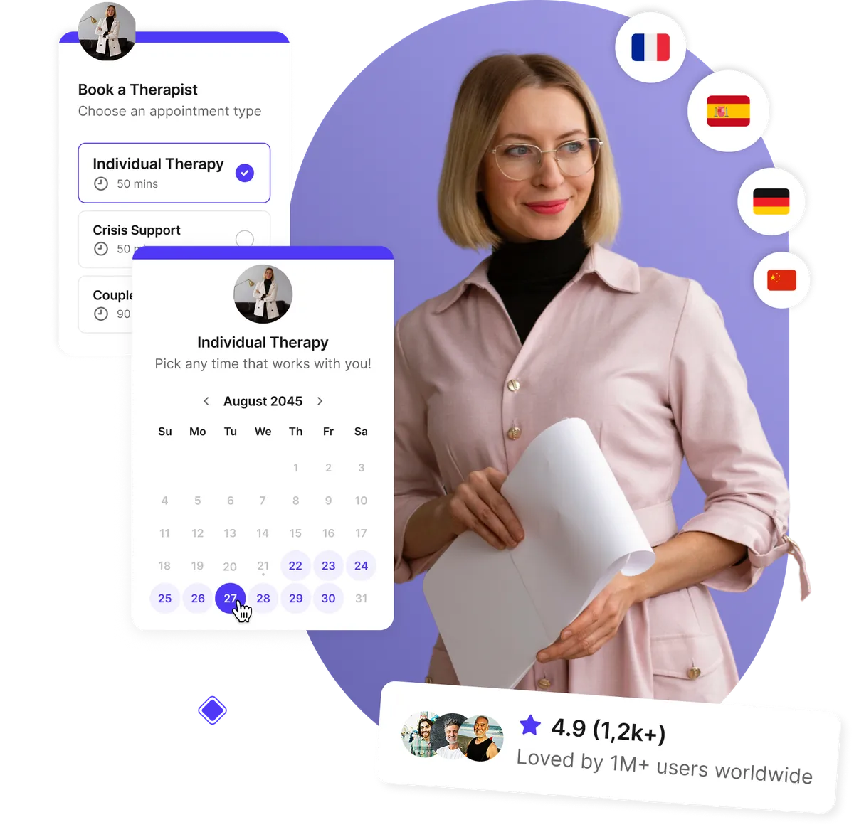Scheduling software for therapists