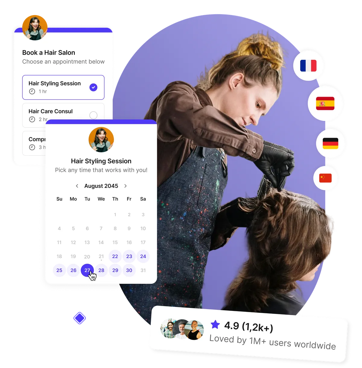 Hair salon appointment software