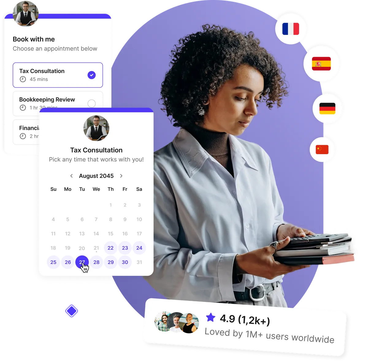 Appointment scheduling software for accountants