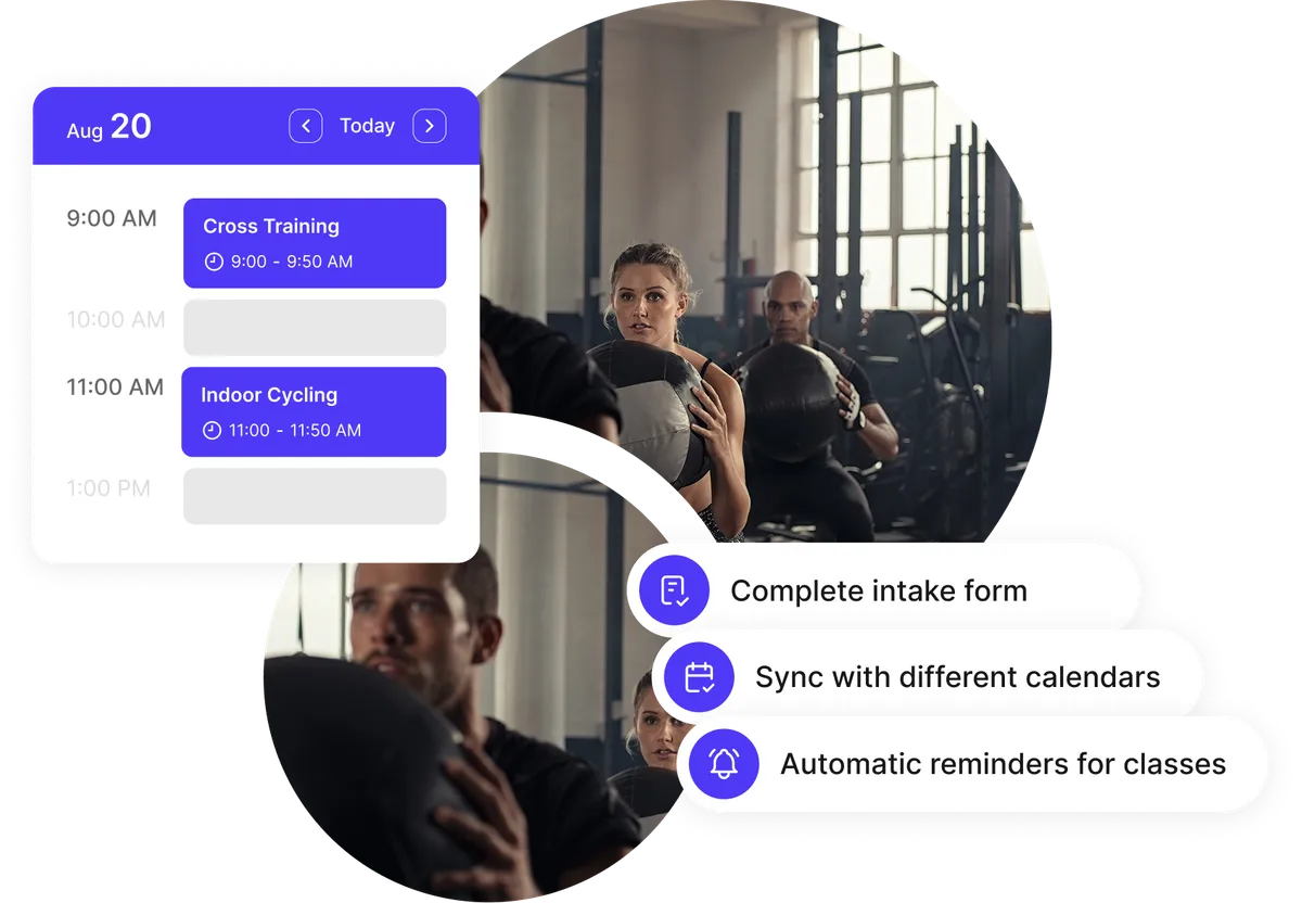 fitness scheduling system