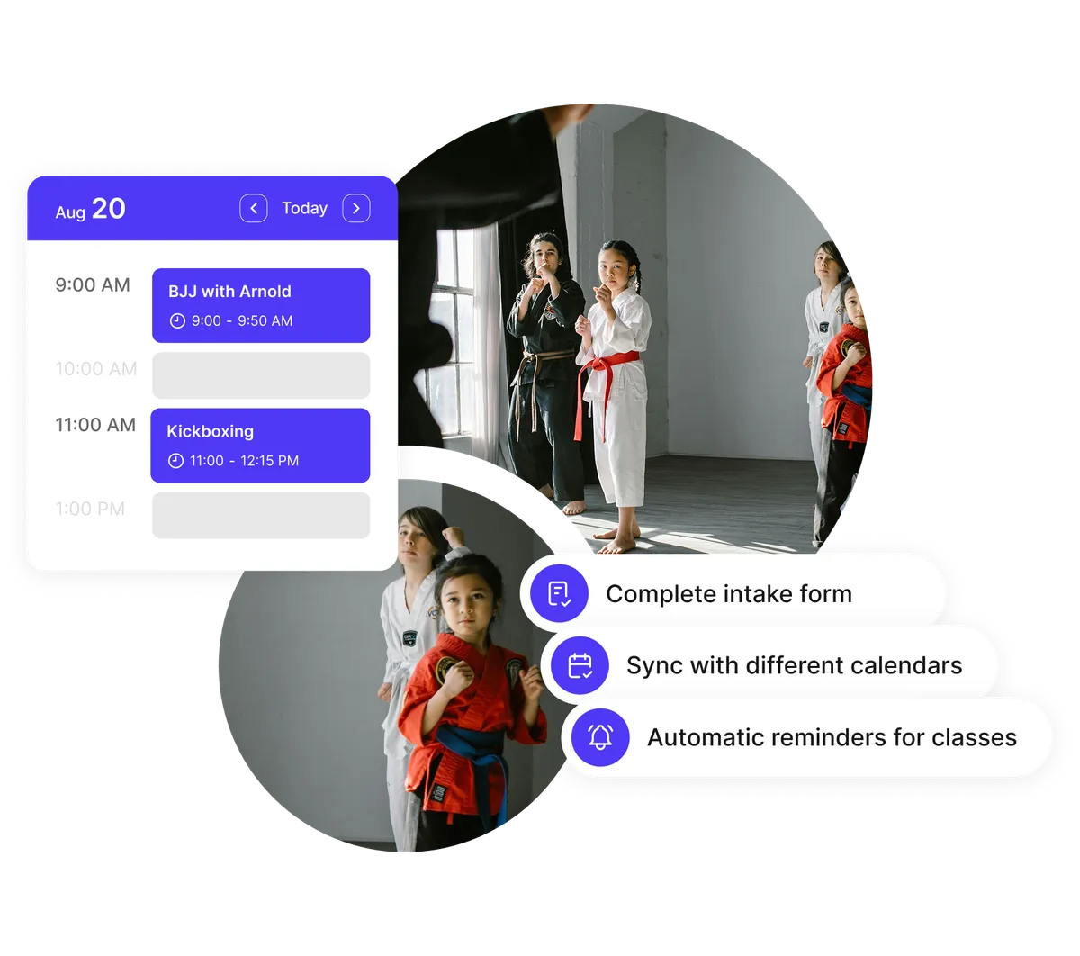 dojo class scheduler